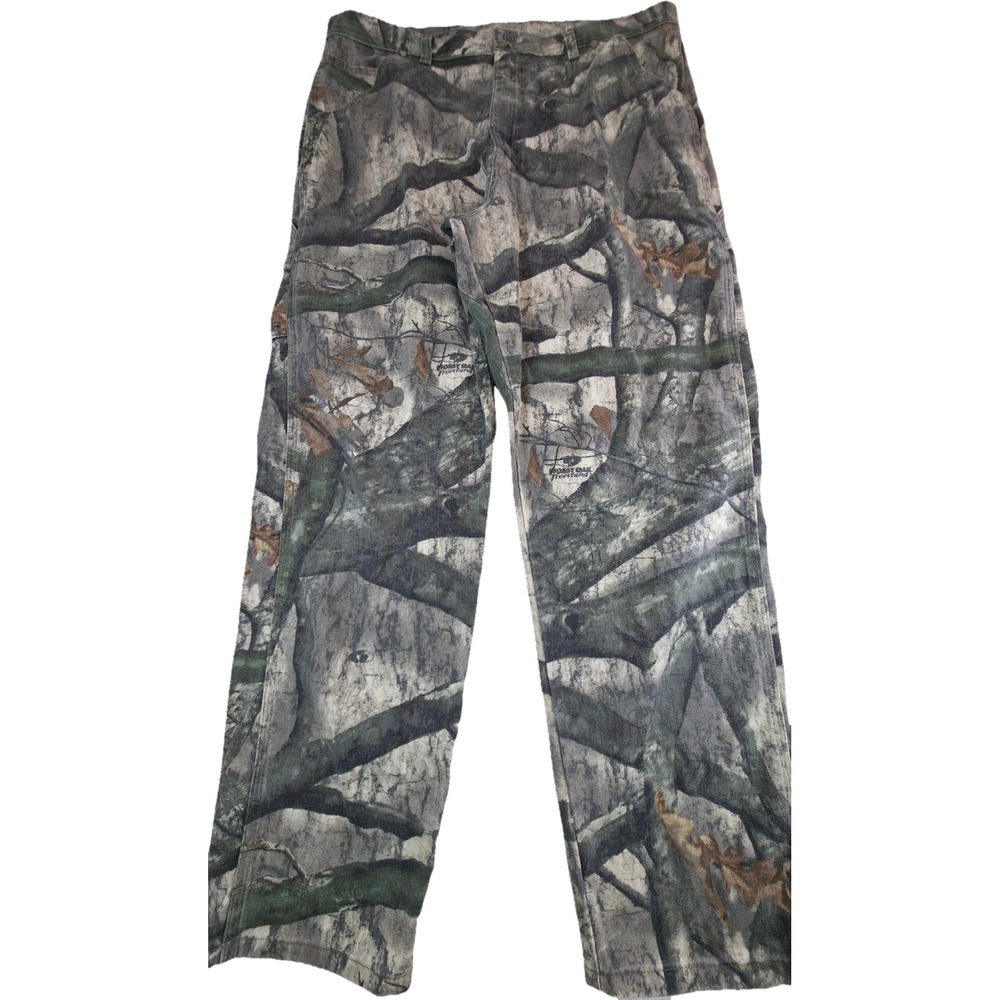 Wrangler Pro Gear Mossy Oak Treestand Camo Pants Mens 38x32 Gray Excellent